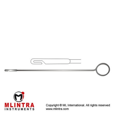 Ligature Catcher Stainless Steel, 26 cm - 10 1/4" Hook Size 3.0 mm